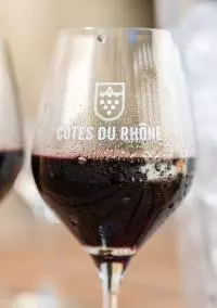 Verres de vin rouge